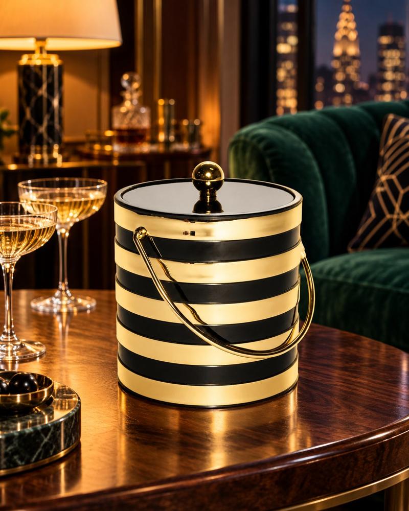 Banded Black & Gold